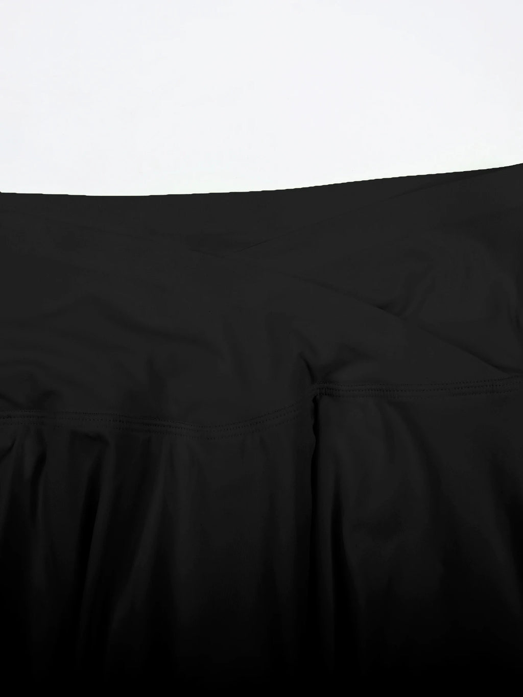 Womens Tennis Skirt with Pockets Crossover High Waisted Athletic Golf Skorts Running Workout Skirts 2 in 1 Fashion Streetwear