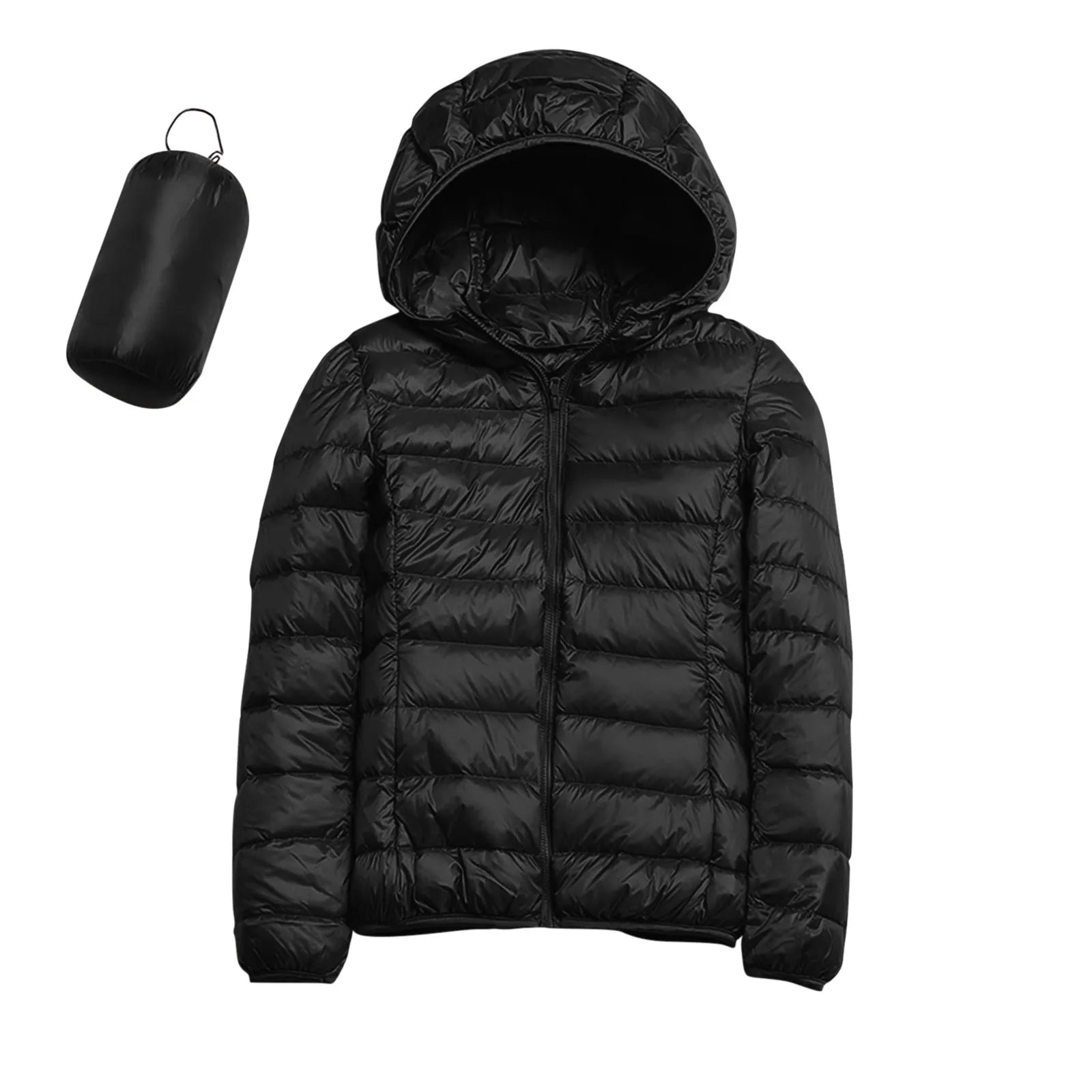 Down Jacket Women Coat Autumn Winter Jackets For Girls Warm Quilted Parka Ladies And Light Female Ultralight Hooded Plus Size