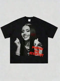 2026 Spring Summer Unisex Hip Hop Graphic Tee Soft Cotton Crewneck Short Sleeve Mariah Scientist Rapper Free Thugs Letter Print Retro Rap Aesthetic Daily Casual Loungewear Novelty Fan Gift Tops S-7XL Fast Shipping