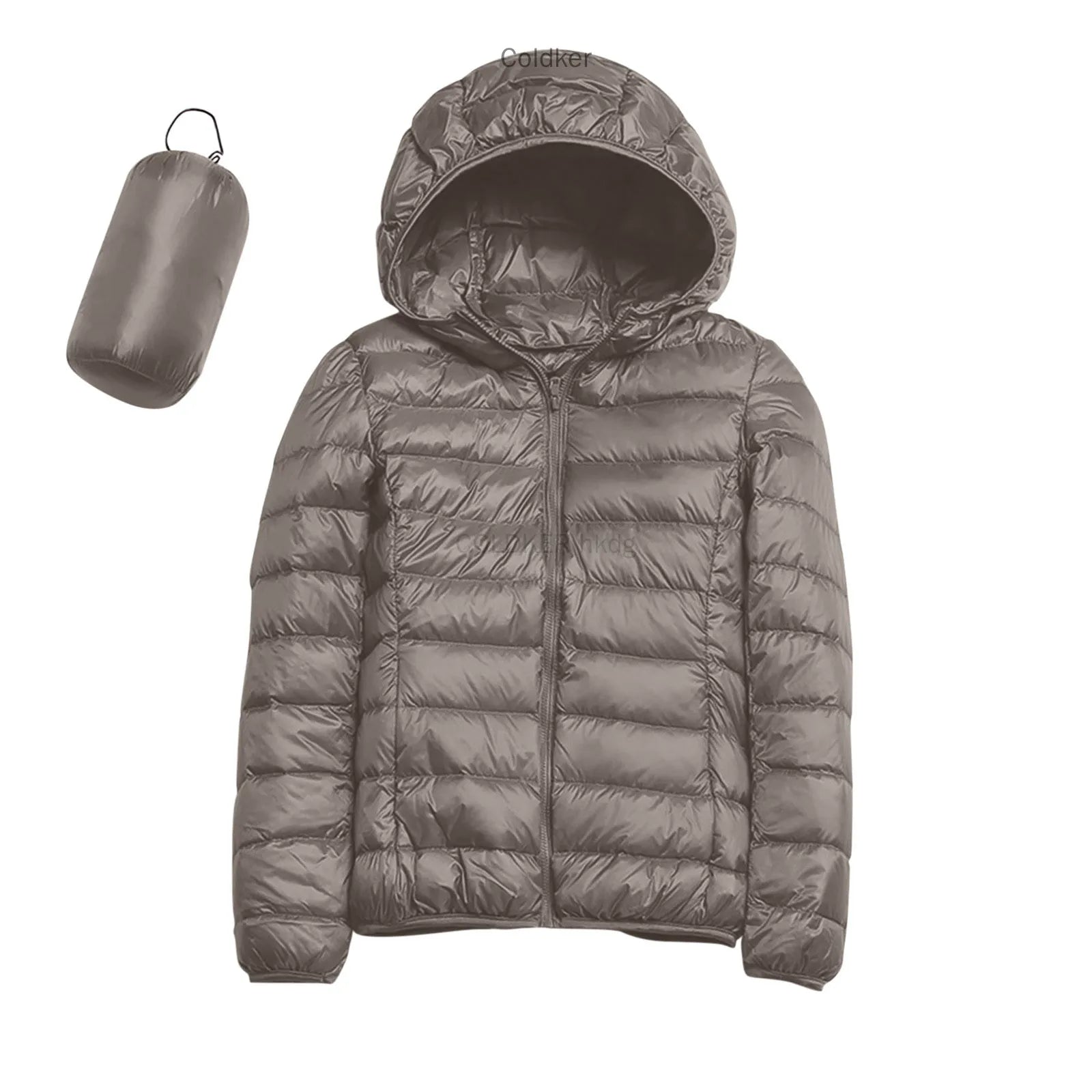 Down Jacket Women Coat Autumn Winter Jackets For Girls Warm Quilted Parka Ladies And Light Female Ultralight Hooded Plus Size